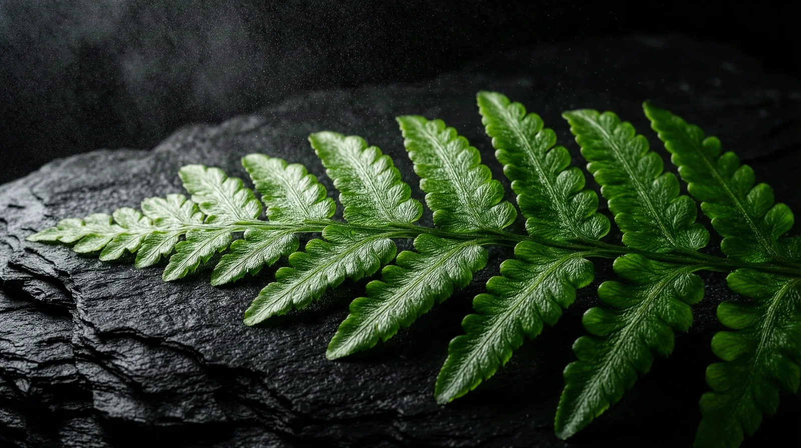 Botanical textures reflecting purity